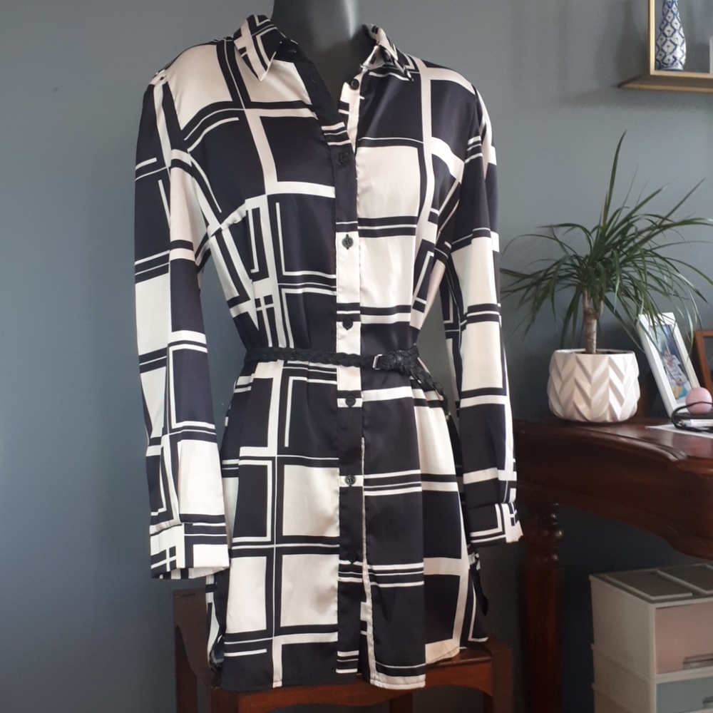 Button down tunic / blouse MADE IN ITALY